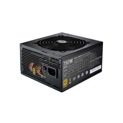 Cooler Master Alimentatore Mwe Gold 750W - 80Plus Gold, Active Pfc, 120Mm Fan Full Modular