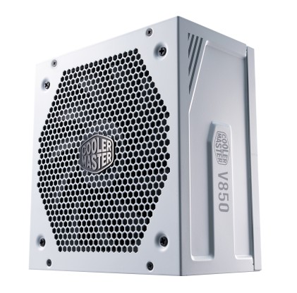 Cooler Master Alimentatore V850 V2, 850W 80 Plus Gold, 135Mm Fan Active, Pfc Psu, Full Modulare, Bianco