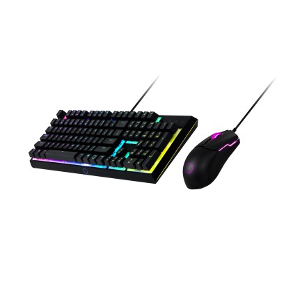 Cooler Master Tastiera Gaming Wired + Mouse Ms110 Rgb-Led-Color Usb Ita Layout