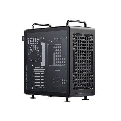 Case Miditower No Psu Qube 540 Vetro Sx - Atx Matx Mitx - Iron