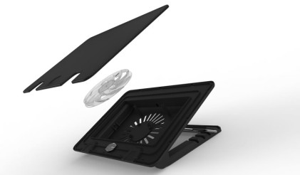 Cooler Master Ergostand IV Supporto per computer portatile Nero 43,2 cm (17")