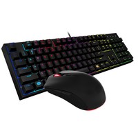 Cooler Master Bundle Gaming Masterkeys Lite Black Mem-Chanical Keyboards Usb2.0 Rgb Led + Mouse Optical Avago 3050 Rgb Led