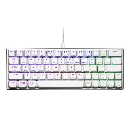 Cooler Master Tastiera Gaming  Sk-620 Rgb Sk-620-Sktr1-It Bianco