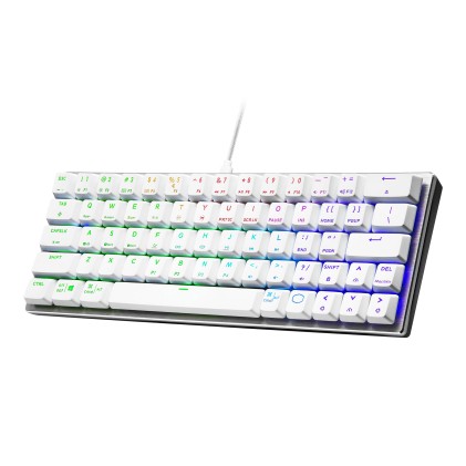Cooler Master Tastiera Gaming  Sk-620 Rgb Sk-620-Sktr1-It Bianco