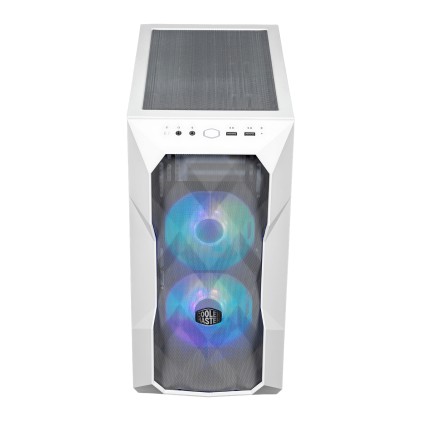 Cooler Master Case Masterbox Td300 Mesh White Argb, Side-Panel, Mid-Tower, Micro-Atx Mini-Itx