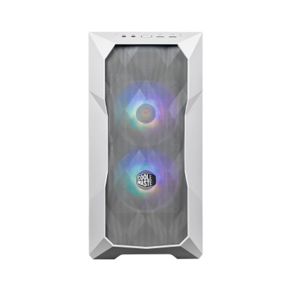 Cooler Master Case Masterbox Td300 Mesh White Argb, Side-Panel, Mid-Tower, Micro-Atx Mini-Itx