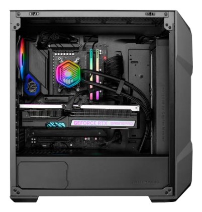 Cooler Master Case Td500 Mesh Con Dissipatore 360 Sul Frontale (Radiatore Custom) + Psu Atx