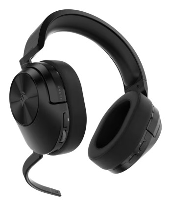 Corsair HS55 WIRELESS Auricolare A Padiglione Gaming Bluetooth Nero, Carbonio