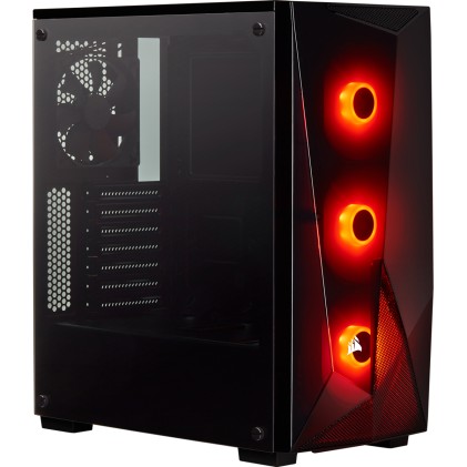 CORSAIR CC-9011166-WW Corsair computer case Carbide Series SPEC-DELTA RGB Mid Tower ATX Gaming TG