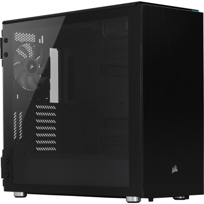 CORSAIR Carbide Series 678C Low Noise Tempered Glass ATX Case Black
