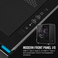 CORSAIR Carbide Series 678C Low Noise Tempered Glass ATX Case Black