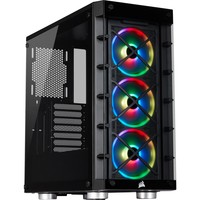 CORSAIR Crystal 465X RGB Tempered Glass Mid-Tower Smart Case Black