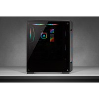 CORSAIR iCUE 220T RGB Tempered Glass Mid-Tower Smart Case Black