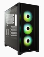 CORSAIR iCUE 4000X RGB Tempered Glass Mid-Tower Black case
