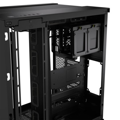Corsair Case 6500X Tempered Glass Mid-Tower, Black