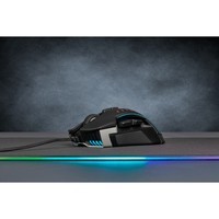 CORSAIR GLAIVE RGB PRO Comfort FPS/MOBA Gaming Mouse with Interchangeable Grips Aluminum Backlit RGB LED 18000 DPI Optical (EU)