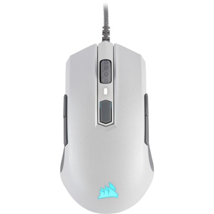CORSAIR M55 RGB PRO Ambidextrous Multi-Grip Gaming Mouse White Backlit RGB LED 12400 DPI Optical EU version