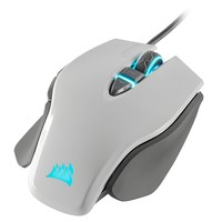 Corsair M65 ELITE, Mouse Ottico RGB, Gaming da 18000 DPI, Bianco