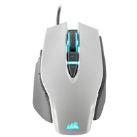 Corsair M65 ELITE, Mouse Ottico RGB, Gaming da 18000 DPI, Bianco
