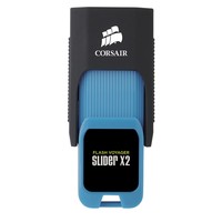 CORSAIR Voyager Slider X2 256GB USB3.0 Blue Housing R200MB/s W90MB/s capless design plug and play