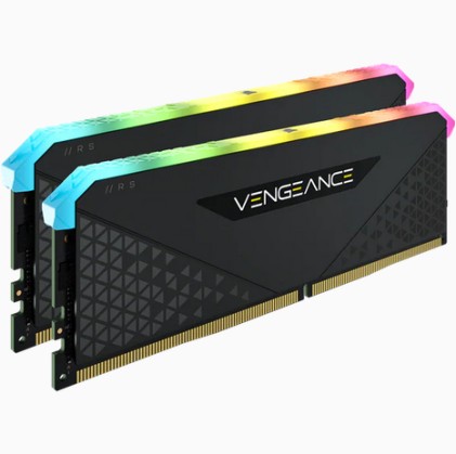 Corsair Ram Vengeance Rgb Rs 32Gb 2X16Gb Ddr4 3200 Pc4-25600 C16 1.35V Desktop Memory