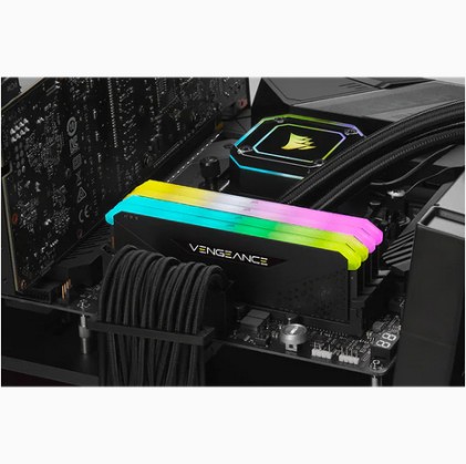 Corsair Ram Vengeance Rgb Rs 32Gb 2X16Gb Ddr4 3200 Pc4-25600 C16 1.35V Desktop Memory