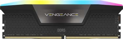 Corsair Ram Vengeance Rgb Ddr5 32Gb (2 X 16Gb) Ddr5 6000 Cl38-44-44-96 1.35V Intel Xmp - Black