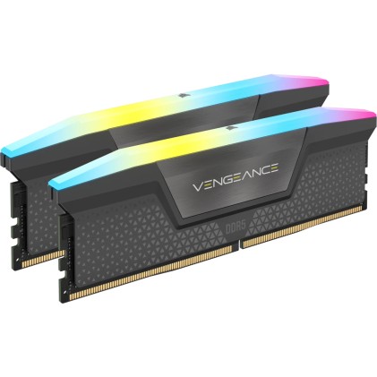 Corsair Ram Vengeance Rgb Ddr5 64Gb (2 X 32Gb) Ddr5 6000 Cl30-36-36-76 1.40V Intel Xmp  Amd Expo -