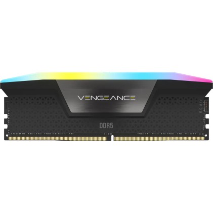 Corsair Ram Vengeance Rgb Ddr5 64Gb 2 X 32Gb Ddr5 6400 Cl32-40-40-84 1.40V Intel Xmp - Black