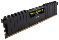 CORSAIR 16GB DDR4 3000MHz 288DIMM unbuffered 16-20-20-38 Vengeance LPX Black Heat Spreader 1.35V XMP2.0