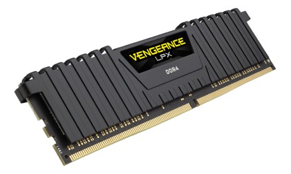 CORSAIR Vengeance LPX DDR4 16GB Kit 2x8GB 3000MHz 1.35V XMP2.0 Black Skylake