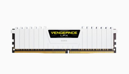 Corsair Ram Vengeance Lpx 16Gb 2X8Gb Ddr4 3200 Pc4-25600 C16 1.35V Desktop Memory - White