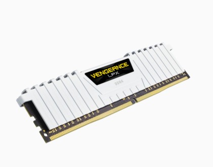 Corsair Ram Vengeance Lpx 16Gb 2X8Gb Ddr4 3200 Pc4-25600 C16 1.35V Desktop Memory - White
