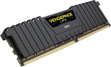 CORSAIR 8GB DDR4 2400MHz DIMM unbuffered 16-16-16-39 Vengeance LPX Black Heat spreader 1.2V XMP2.0