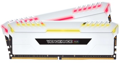 CORSAIR 16GB RAMKit 2x8GB DDR4 3600MHz 2x288Dimm Unbuffered 18-19-19-39 Vengeance White Heat Spreader Custom Performance PCB