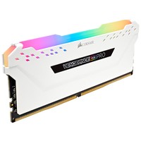 CORSAIR 16GB RAMKit 2x8GB DDR4 3000MHz 2x288Dimm Unbuffered 15-17-17-35 Vengeance RGB Pro White Heat Spreader RGB LED 1.35V XMP2.0