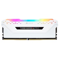 CORSAIR 16GB RAMKit 2x8GB DDR4 3000MHz 2x288Dimm Unbuffered 15-17-17-35 Vengeance RGB Pro White Heat Spreader RGB LED 1.35V XMP2.0