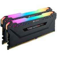 CORSAIR 16GB RAMKit 2x8GB DDR4 3000MHz 2x288DIMM Unbuffered 15-17-17-35 Vengeance RGB Pro Black Heat Spreader RGB LED 1.35V XMP2.0