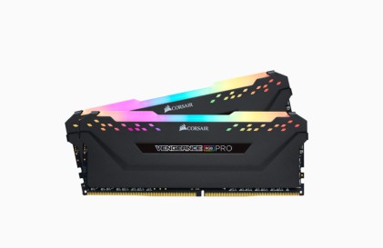 Corsair Ram Vengeance Rgb Pro 32Gb 2X16Gb Ddr4 3200 Pc4-25600 C16 1.35V Desktop Memory - Black