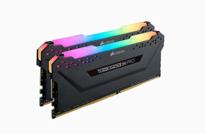 Corsair Ram Vengeance Rgb Pro 32Gb 2X16Gb Ddr4 3200 Pc4-25600 C16 1.35V Desktop Memory - Black