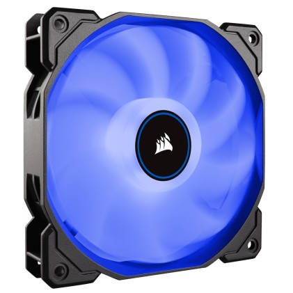 CORSAIR AF120 LED High Airflow Fan 120mm low noise single pack blue