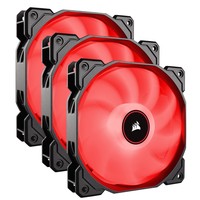 CORSAIR AF120 LED High Airflow Fan 120mm low noise triple pack red