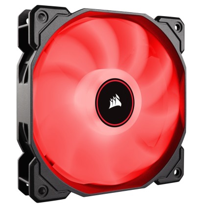 CORSAIR AF140 LED High Airflow Fan 140mm low noise single pack red
