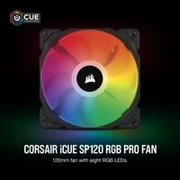 CORSAIR SP120 RGB PRO 120mm RGB LED Fan Single Pack