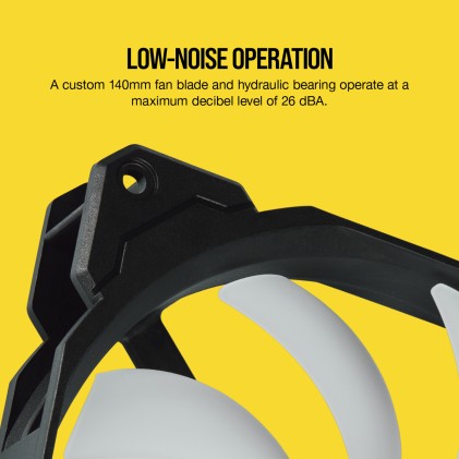 Corsair CO-9050096-WW ventola per PC Computer case Ventilatore 14 cm Nero, Grigio