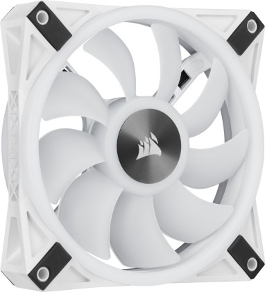 Corsair iCUE QL120 Case per computer Ventilatore 12 cm Bianco