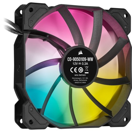 CORSAIR SP120 RGB ELITE 120mm RGB LED Fan with AirGuide Triple Pack
