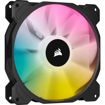 CORSAIR SP140 RGB ELITE 140mm RGB LED Fan with AirGuide Single Pack