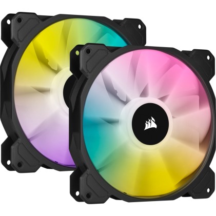 Corsair SP140 RGB ELITE Case per computer Ventilatore 14 cm Nero 2 pezzo(i)