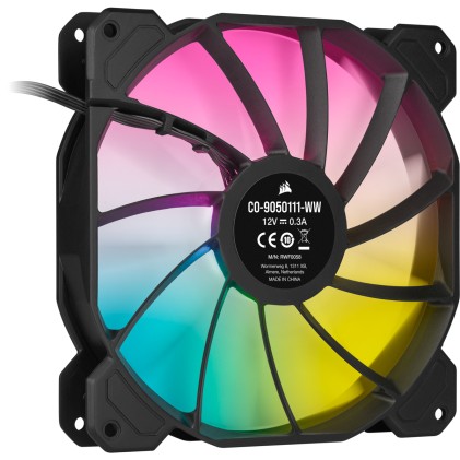 Corsair SP140 RGB ELITE Case per computer Ventilatore 14 cm Nero 2 pezzo(i)
